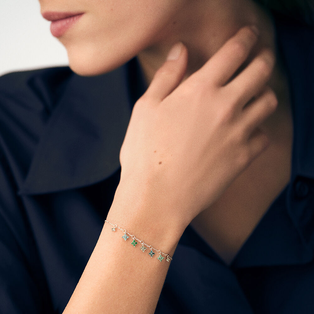 Bracelet souple BELOVED - Multicolore / Argenté - Bracelets fantaisie  | Agatha