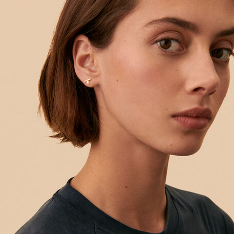 Piercing puce MIX & MATCH - Perle / Doré - Piercings  | Agatha