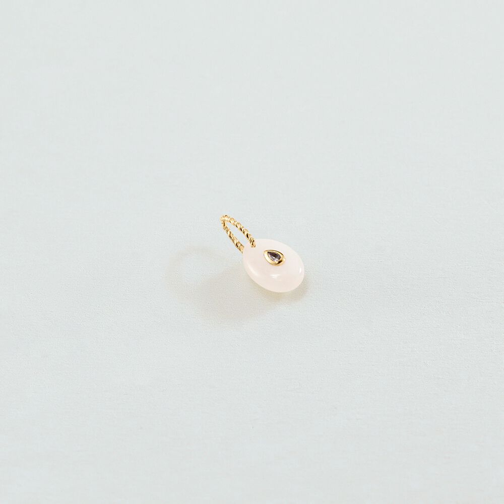 Pendentif PIERRE NATURELLE - Pierre de lune blanche - Autres pierres  | Agatha