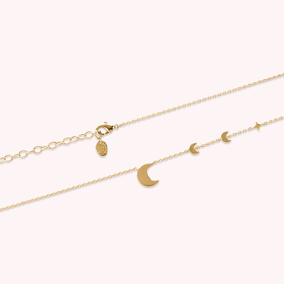 Collier mi-long LUNAISON - Doré - Colliers  | Agatha
