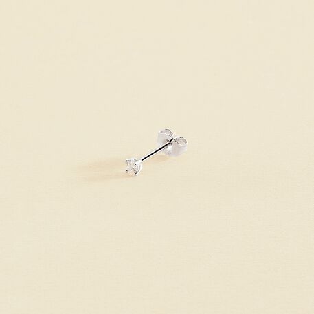 Piercing puce MINI - Cristal / Argenté - Piercings  | Agatha