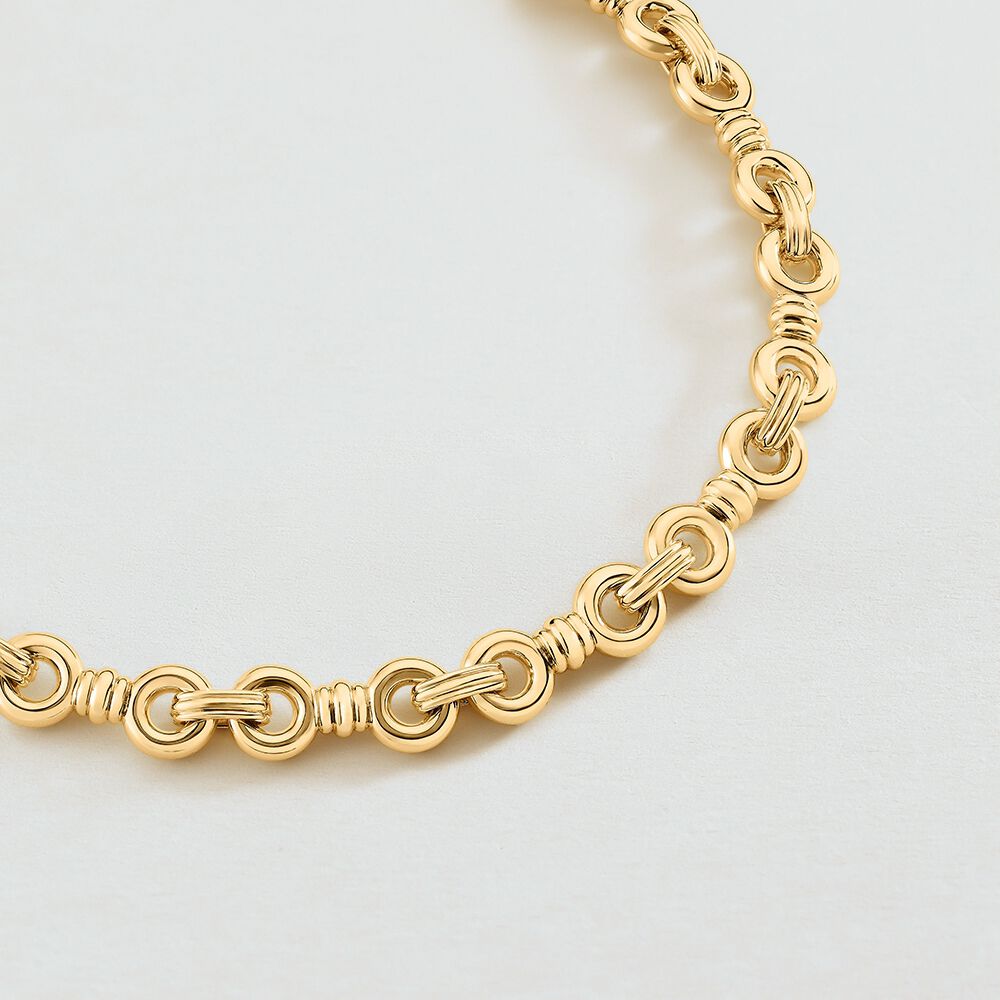 Collier ras du cou 1974 - Dor&eacute; - Colliers fantaisie  | Agatha