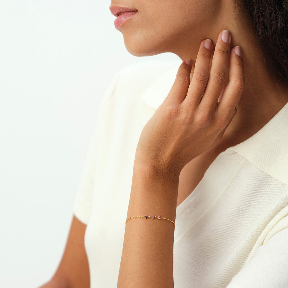 Bracelet souple BELOVED - Rose / Dor&eacute; - Bracelets souples  | Agatha