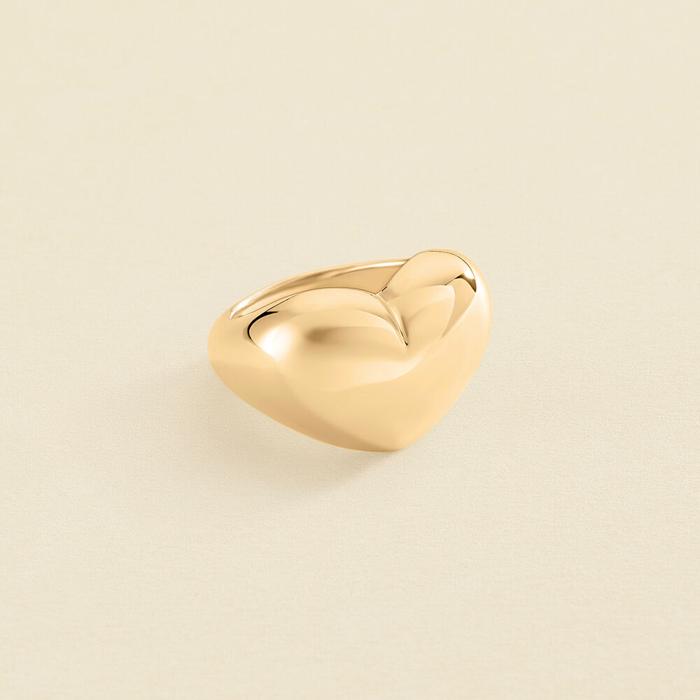 Bague large DESIREE - Doré - Bagues larges  | Agatha