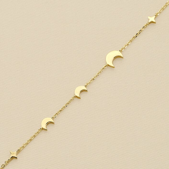 Bracelet souple LUNAISON - Doré - Bracelets  | Agatha