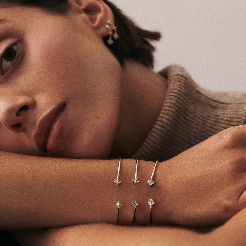 Jonc BELOVED - Cristal / Doré - Bracelets  | Agatha