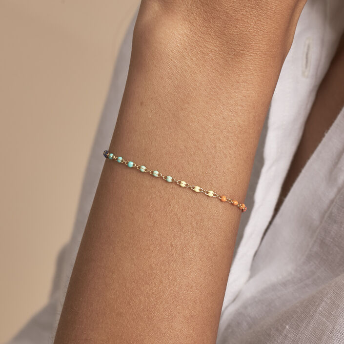 Bracelet souple SMARTY - Multicolore / Doré - Bracelets  | Agatha