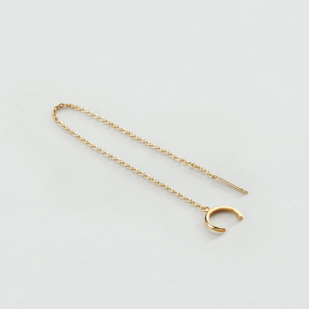 Piercing ear cuff ROLLING - Doré - Piercings  | Agatha