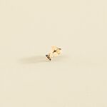 Piercing puce FLORAL - Multicolore / Doré - Piercings  | Agatha