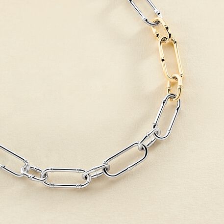Collier mi-long BAMBOO - Argenté / Doré - Colliers  | Agatha