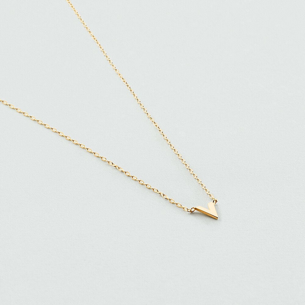 Collier ras du cou ABC - Dor&eacute; - Colliers fantaisie  | Agatha