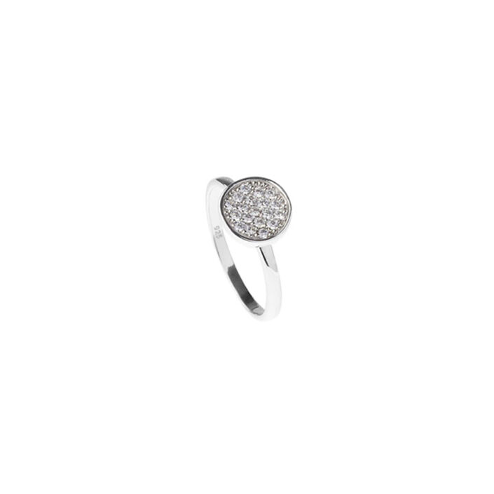 Bague fine ILLOVIR - Cristal / Argenté - Bagues  | Agatha