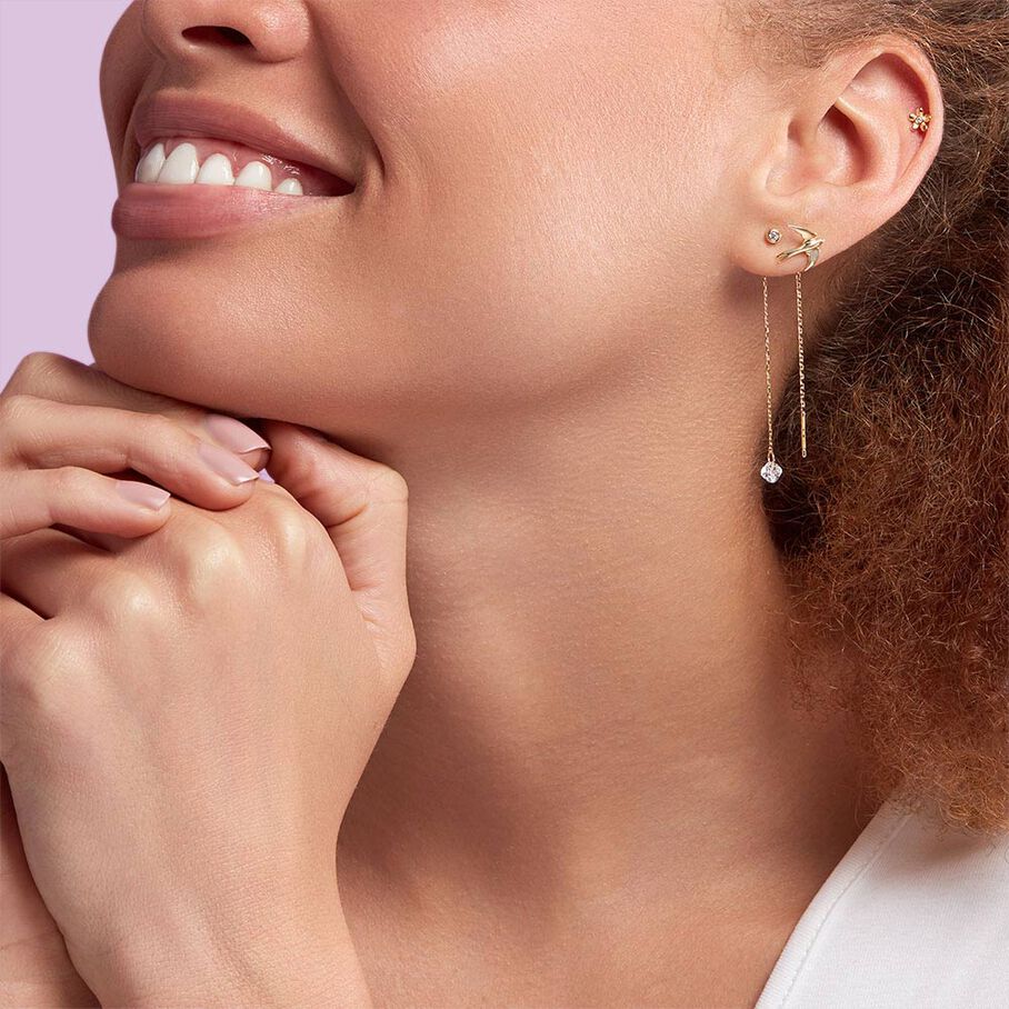 Piercing puce BIRDY - Doré - Piercings  | Agatha