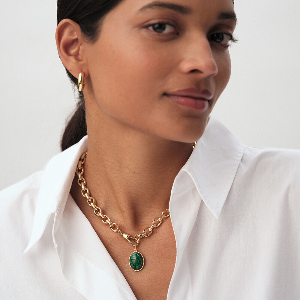 Collier ras du cou MAILLE MARTELÉE - Doré - Colliers fantaisie  | Agatha