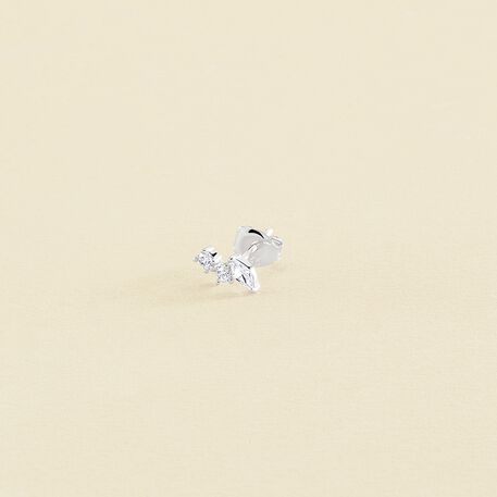 Piercing puce AMAS - Cristal / Argenté - Piercings  | Agatha