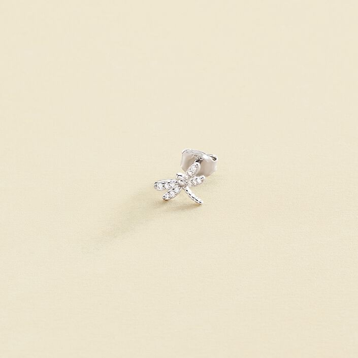 Piercing puce TINY - Cristal / Argenté - Piercings  | Agatha