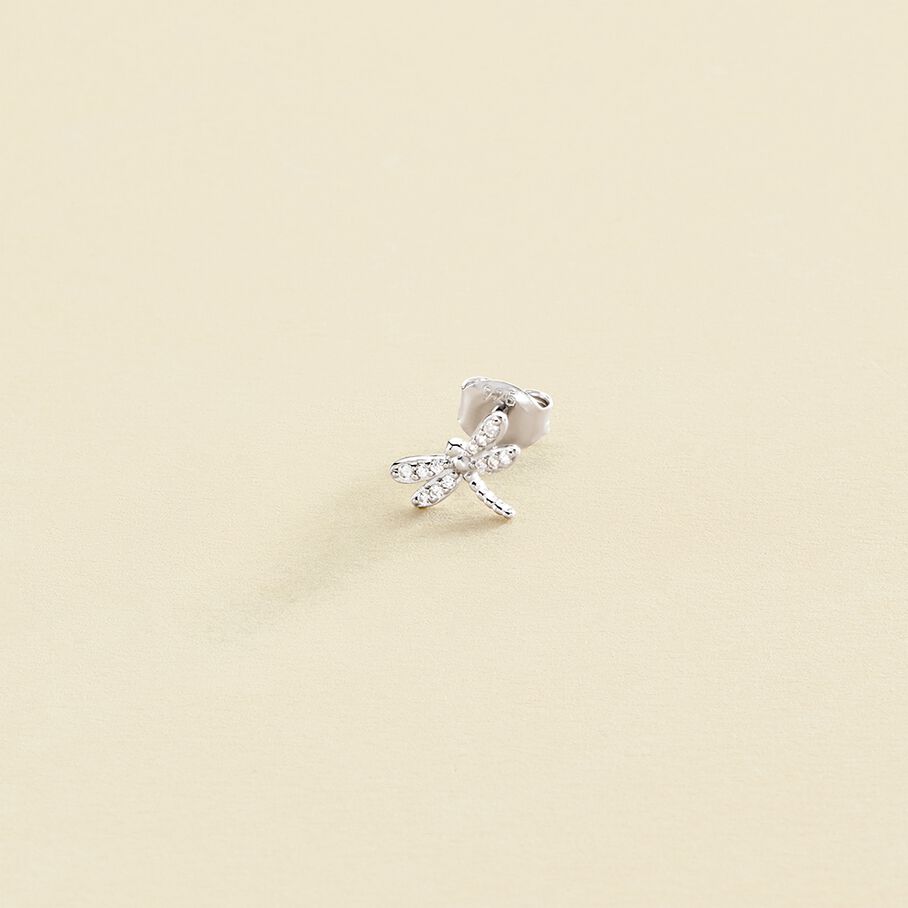 Piercing puce TINY - Cristal / Argenté - Piercings  | Agatha