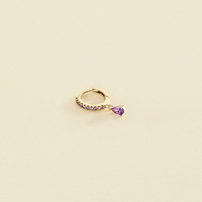 Piercing créole RADIOSA - Lilas - Piercings  | Agatha