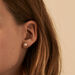 Boucles d'oreilles puces PERL - Perle / Argenté - Boucles d'oreilles puces  | Agatha