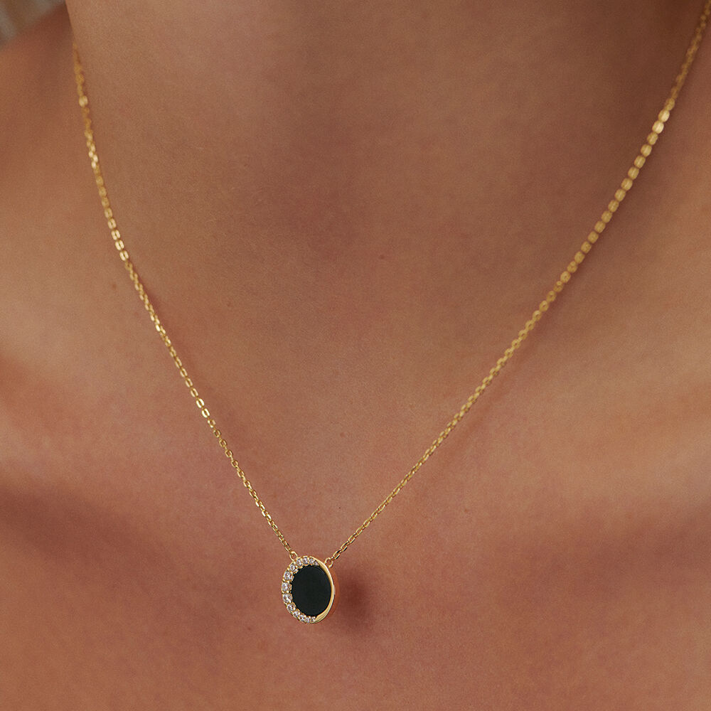 Collier ras du cou MOONONYX - Onyx - Colliers  | Agatha
