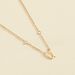 Collier ras du cou LETTRE U - Cristal / Doré - Colliers  | Agatha