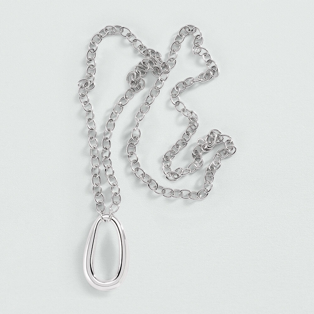 Sautoir ABBESSES - Argent&eacute; - Sautoir  | Agatha