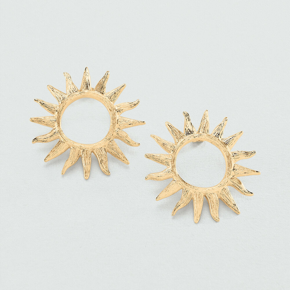 Boucles d'oreilles pendantes ILIOS - Doré - Boucles d'oreilles fantaisies  | Agatha