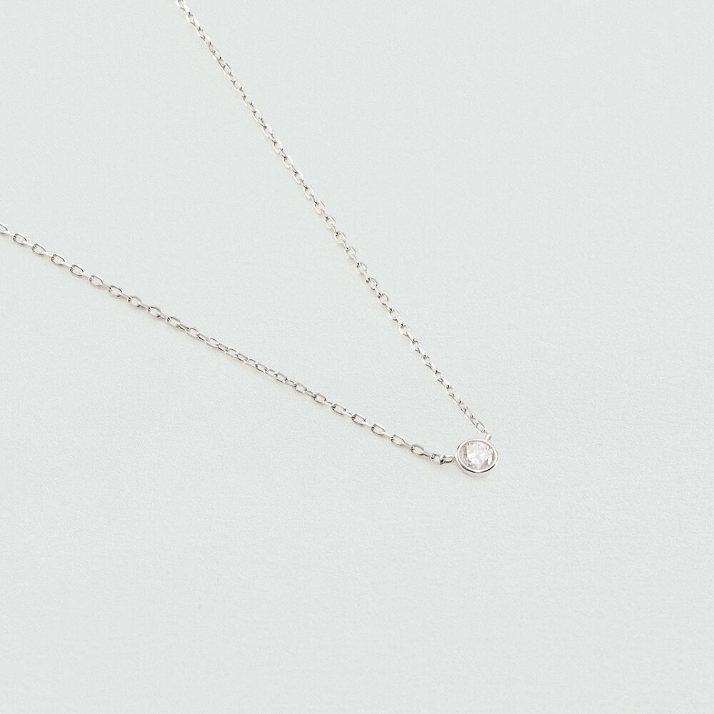 Collier ras du cou BRILLANT - Cristal / Argenté - Colliers fantaisie  | Agatha