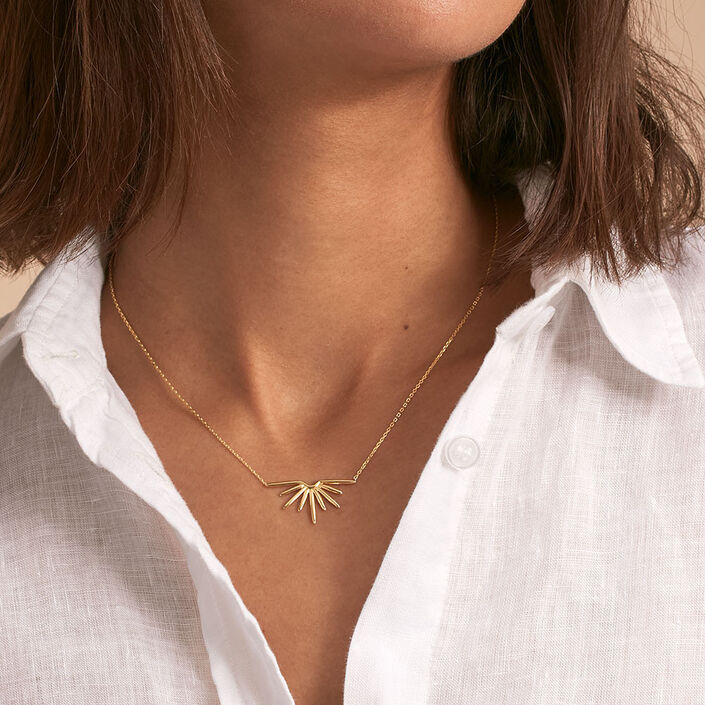Collier mi-long RADIEUX - Doré - Colliers  | Agatha