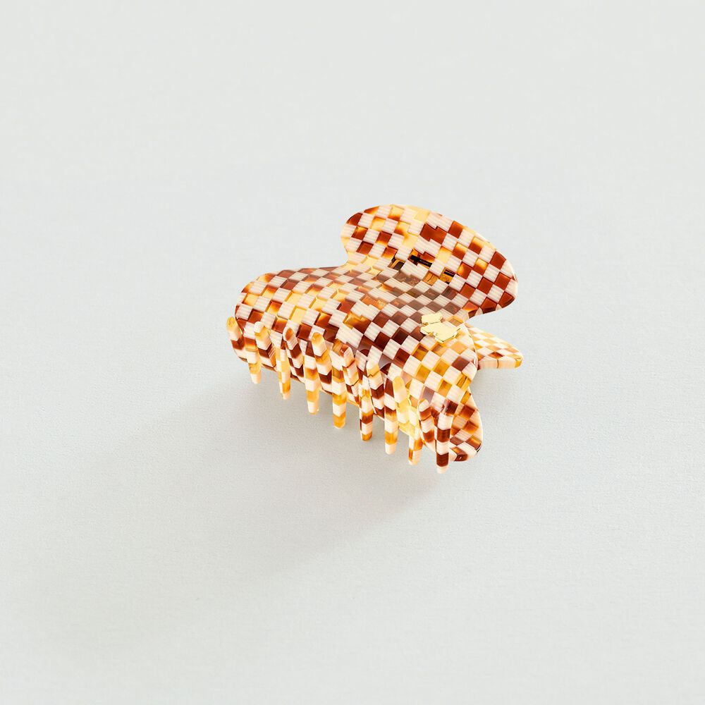 Accessoire cheveux DAMIER - Beige - Accessoires bijoux  | Agatha