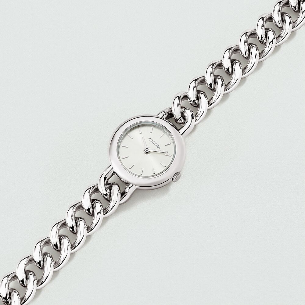 Montre m&eacute;tal MADELEINE - Argent&eacute; - Montres  | Agatha