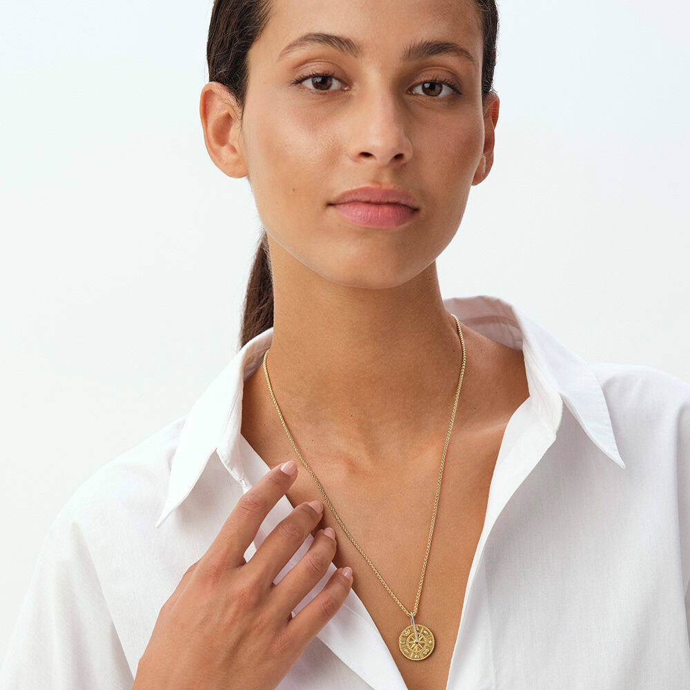 Pendentif TALISMANS - Dor&eacute; / Argent&eacute; - Bijoux sans pierre  | Agatha