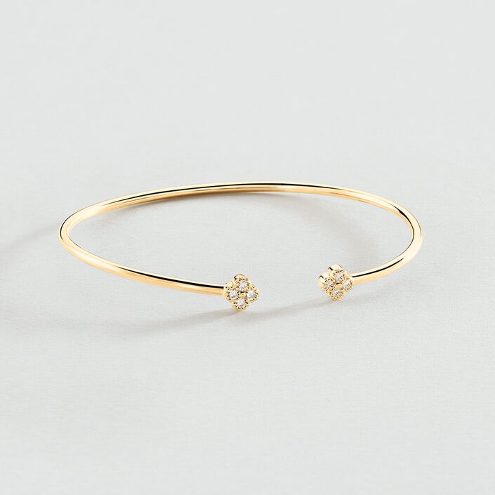 Jonc BELOVED - Cristal / Doré - Bracelets  | Agatha