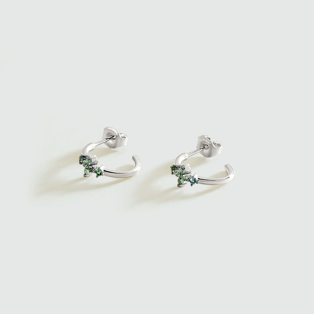 Créoles BELOVED - Multicolore / Argenté - Boucles d'oreilles fantaisies  | Agatha
