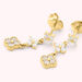 Boucles d'oreilles pendantes BELOVED - Cristal / Doré - Boucles d'oreilles  | Agatha