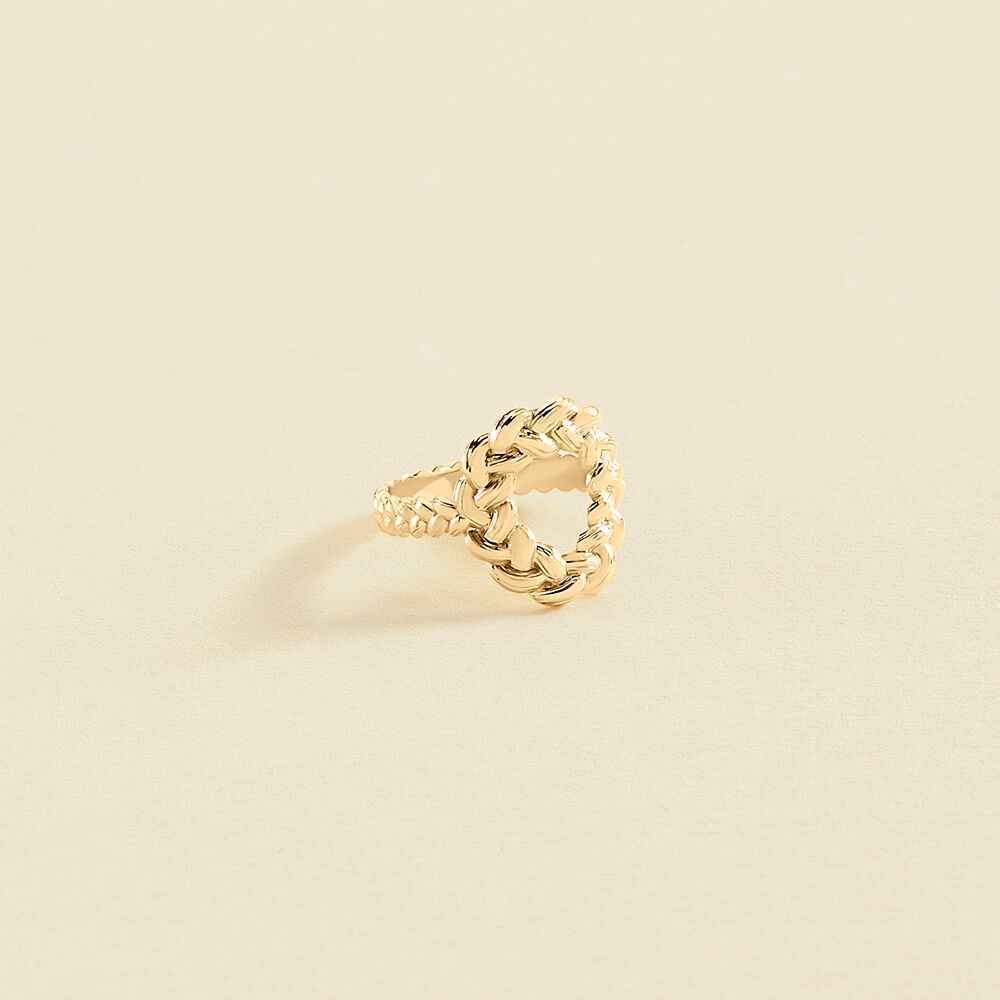 Bague fine TRESSE - Doré - Bagues fantaisie  | Agatha