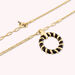 Collier mi-long SESHA - Noir / Doré - Colliers  | Agatha