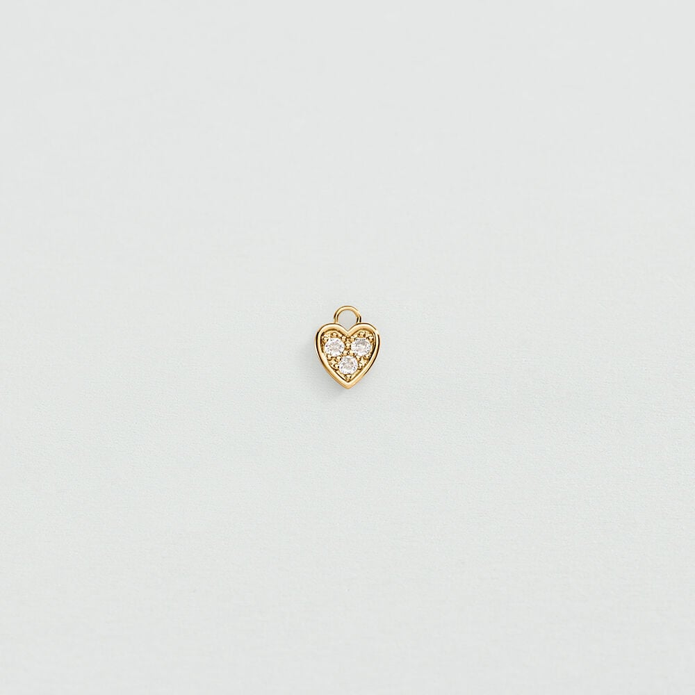 Pendentif PAMPILLE CR&Eacute;OLE COEUR - Cristal / Dor&eacute; - Nouveaut&eacute;s  | Agatha