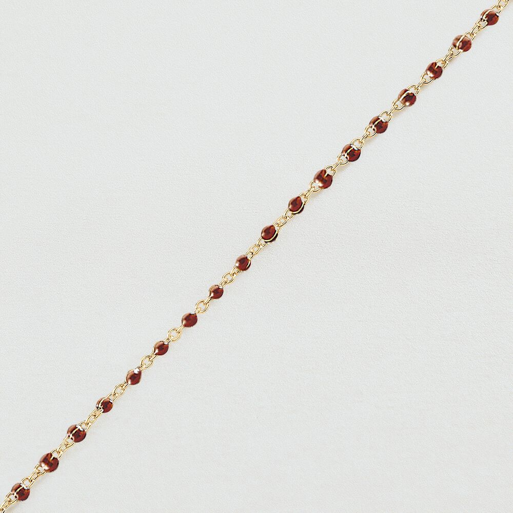 Bracelet souple SMARTY - Bordeaux / Doré - Bracelets fantaisie  | Agatha