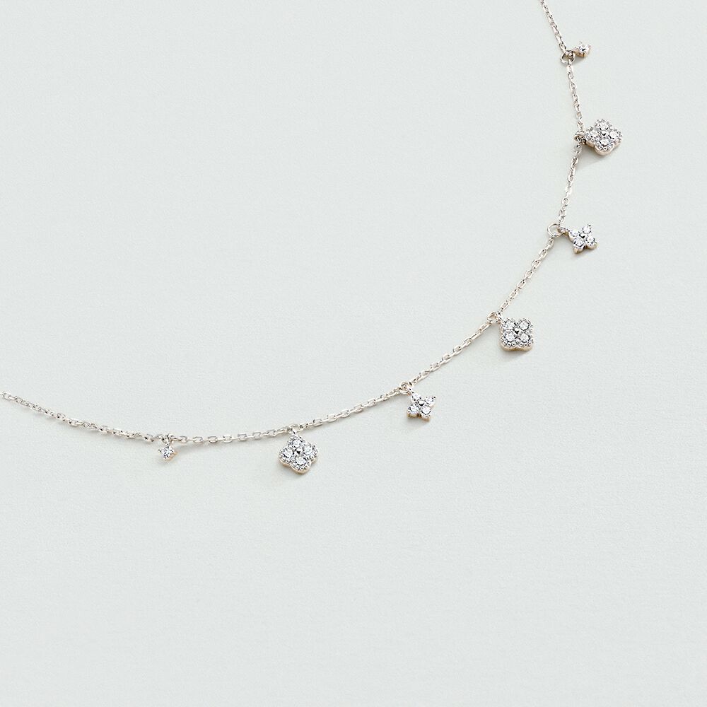 Collier ras du cou BELOVED - Cristal / Argenté - Colliers fantaisie  | Agatha