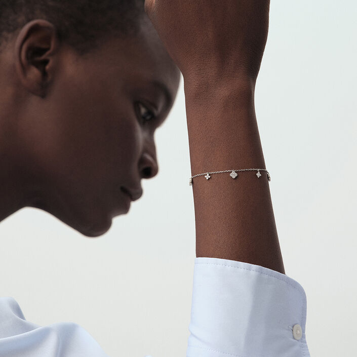 Bracelet souple BELOVED - Cristal / Argenté - Bracelets  | Agatha