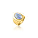 Bague large ALOHA - Blue lace - Bagues  | Agatha