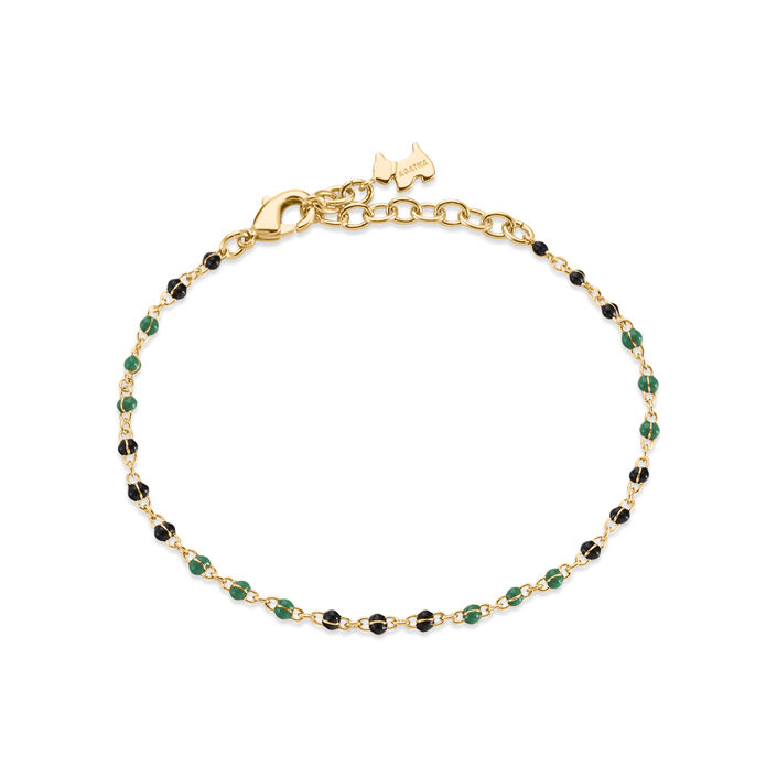 Bracelet souple SMARTY - Vert / Noir - Bracelets  | Agatha