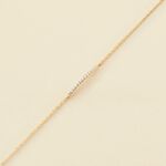 Bracelet souple BARSHINE - Cristal / Doré - Bracelets  | Agatha