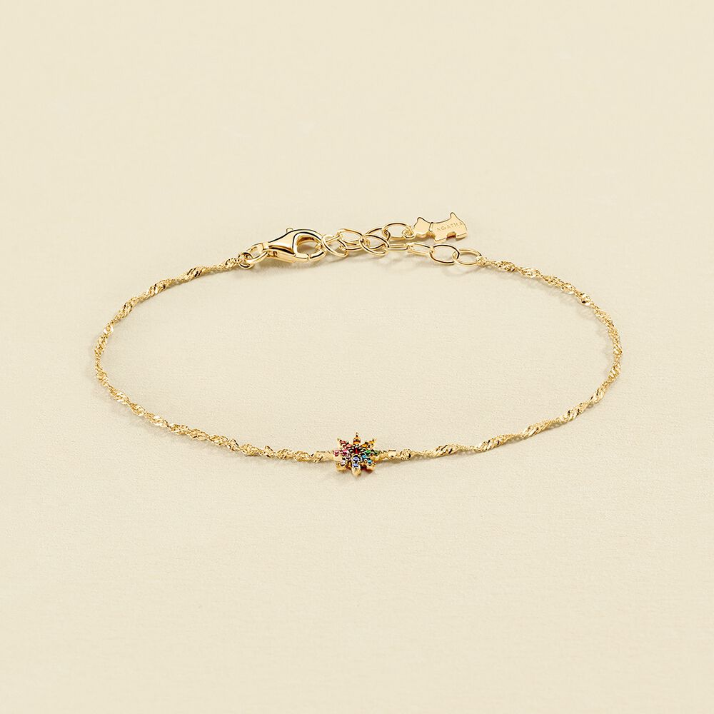 Bracelet souple SPACEAG - Multicolore / Doré - Bracelets  | Agatha
