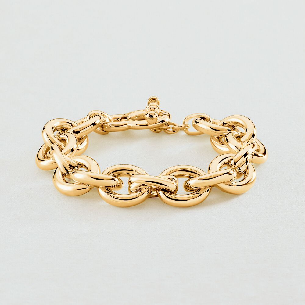 Bracelet souple XOXO - Doré - Bracelets fantaisie  | Agatha