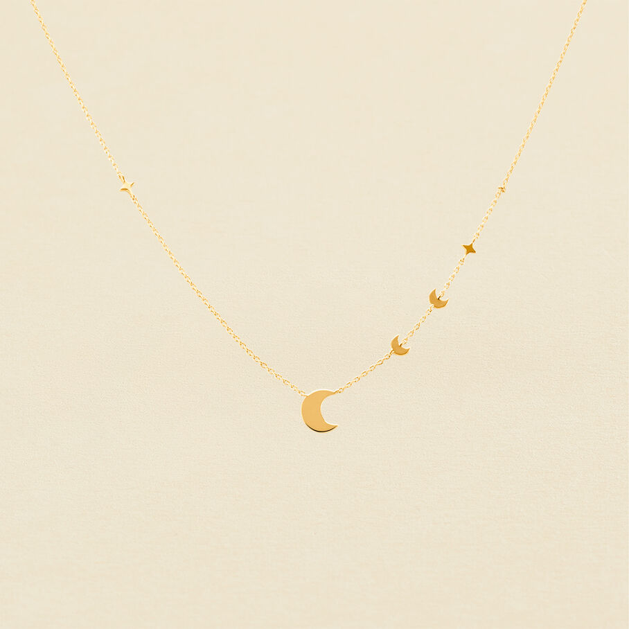 Collier mi-long LUNAISON - Doré - Colliers  | Agatha