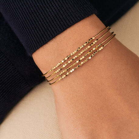 Manchette GOLDEN - Doré - Bracelets  | Agatha