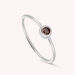 Bague fine BRILLANT - Marron / Argenté - Bagues  | Agatha