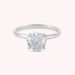 Bague fine DIAMS - Cristal / Argenté - Bagues  | Agatha